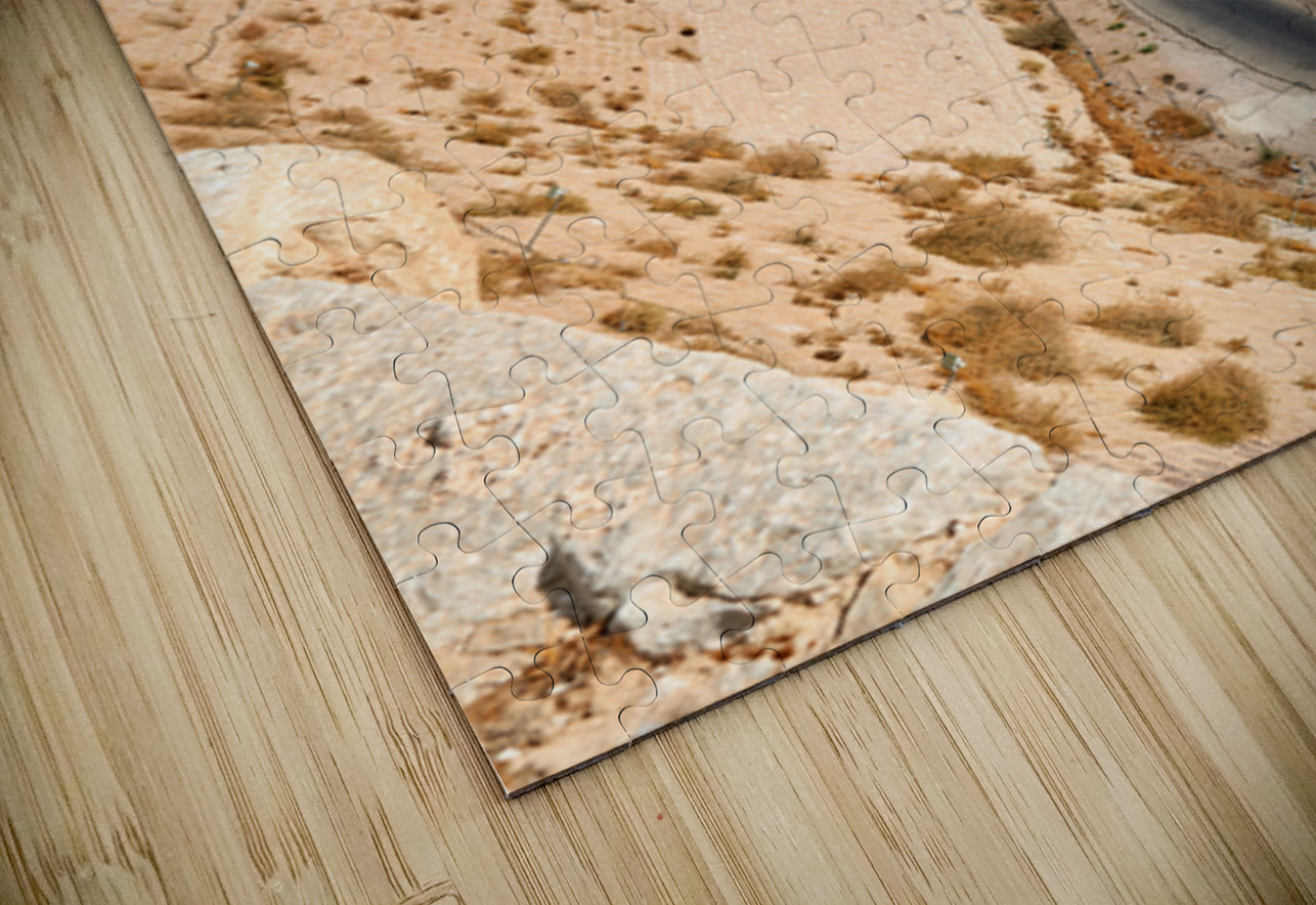 Kerak Castle shows the land and buildings around it in Jordan Marco Brivio Puzzle