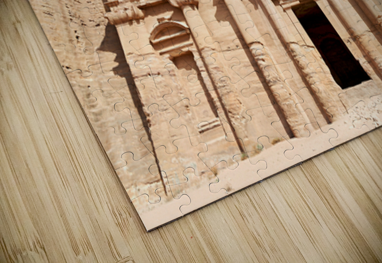 Visit to the Monastery at Petra in Jordan under clear blue sky Marco Brivio Puzzle