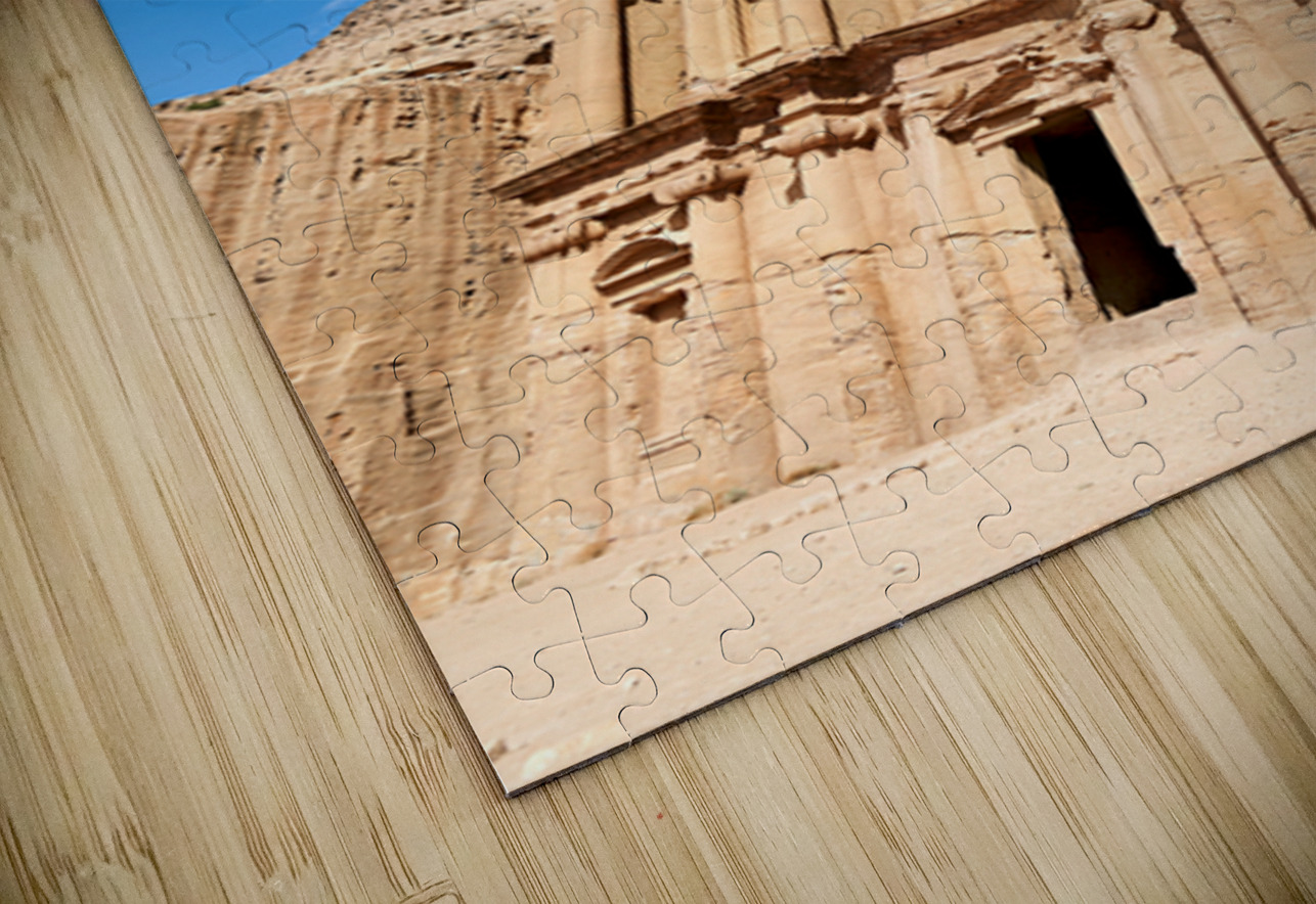 Exploring ad deir monastery at petra in jordan Marco Brivio Puzzle