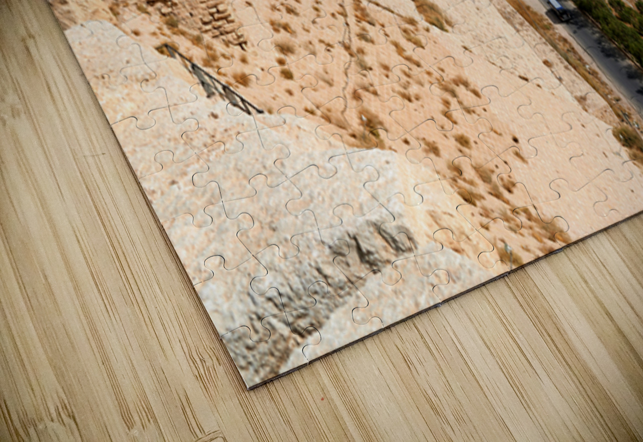 Explore Kerak Castle and the surrounding landscape in Jordan Marco Brivio Puzzle