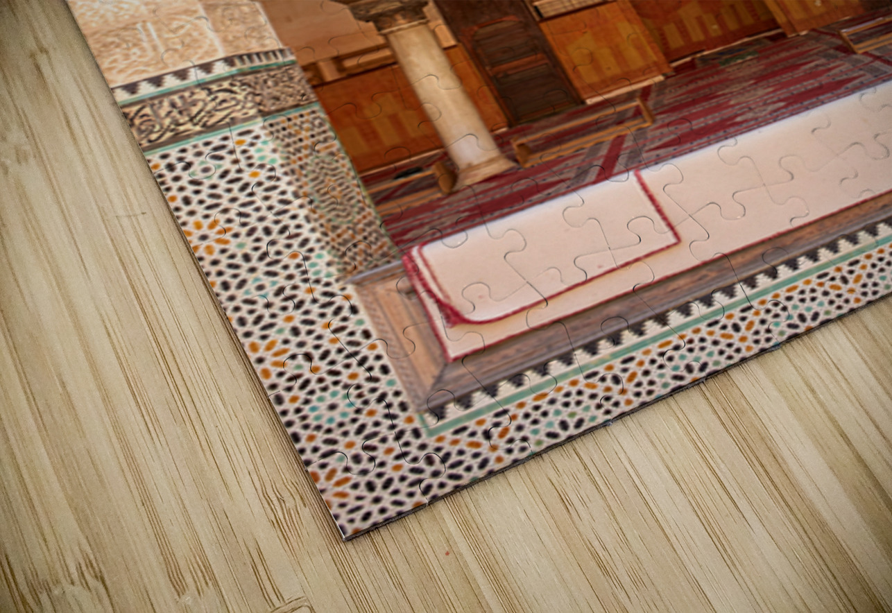 Visit Bou Inania Madrasa in Fez Morocco during the day Marco Brivio Puzzle