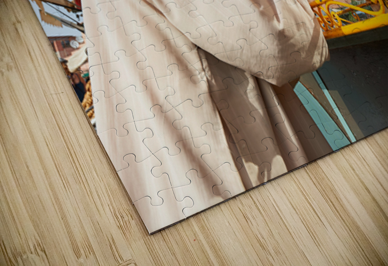 Fresh orange juice stall in Djema el Fnaa square in Marrakesh M Marco Brivio Puzzle