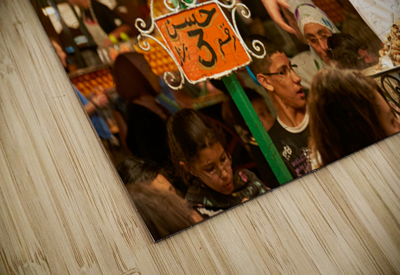 Snail dinner served at street vendors in Marrakech night market Marco Brivio Puzzle