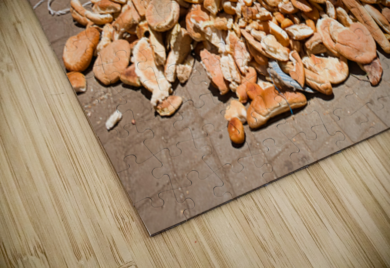 Collecting bread in Meknes Morocco during the day Marco Brivio Puzzle