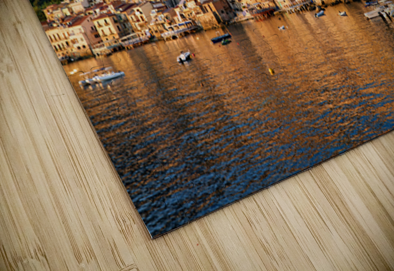 Sunrise over scilla in chianalea calabria italy Marco Brivio Puzzle