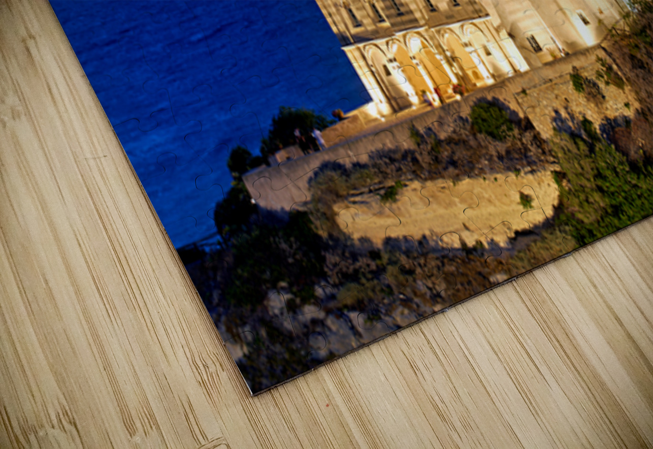Tropea offers views of the sea and buildings at sunset in Calabr Marco Brivio Puzzle