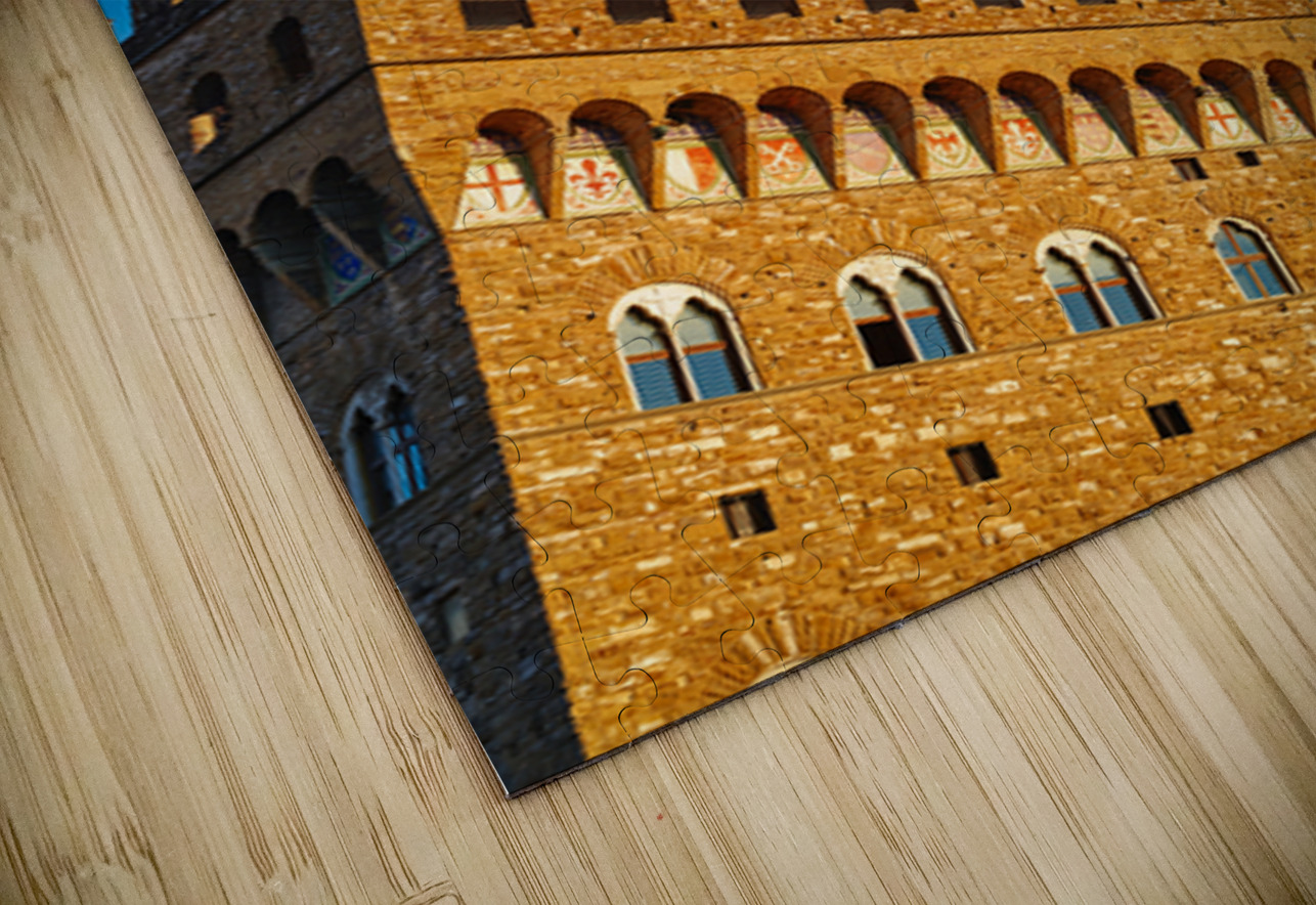 Palazzo Vecchio stands in Piazza Signoria Florence Tuscany It Marco Brivio Puzzle