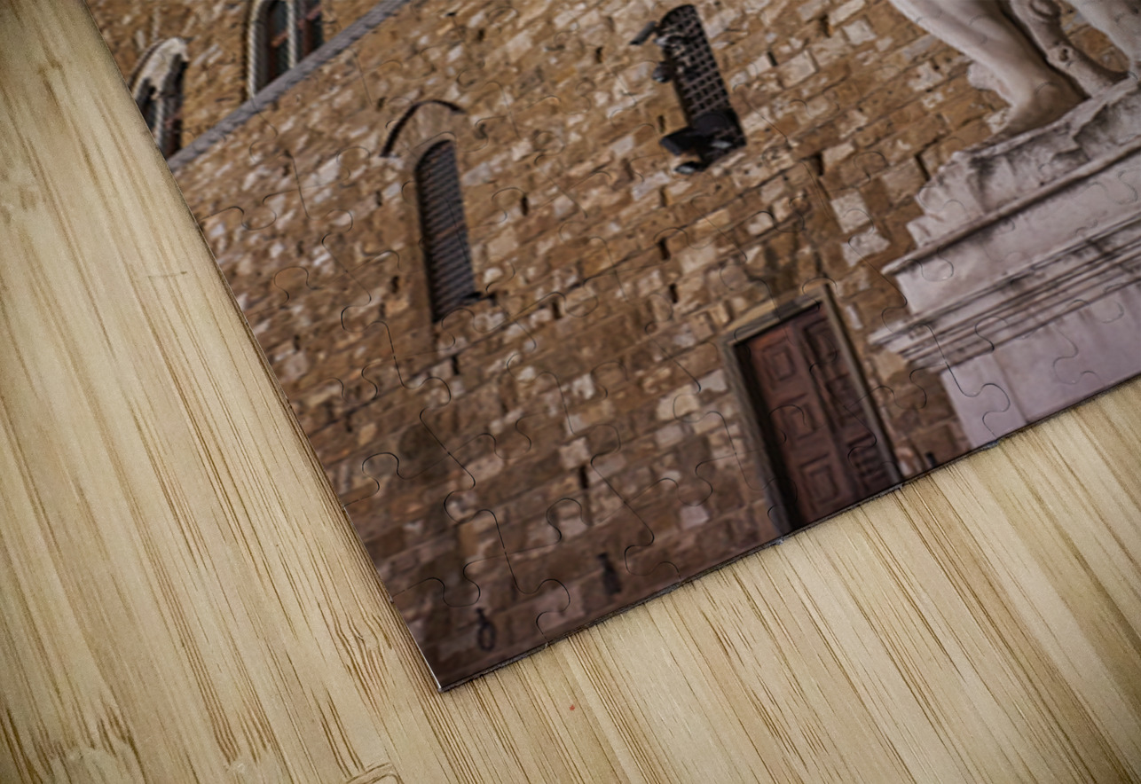 David statue by Michelangelo in Florence Tuscany at night Marco Brivio Puzzle