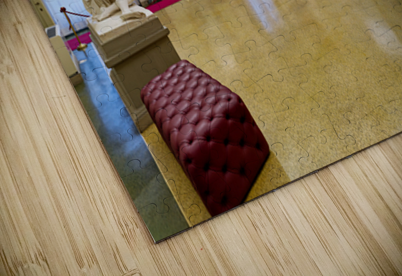 Visitors explore Palatine Gallery in Palazzo Pitti in Florence Marco Brivio Puzzle