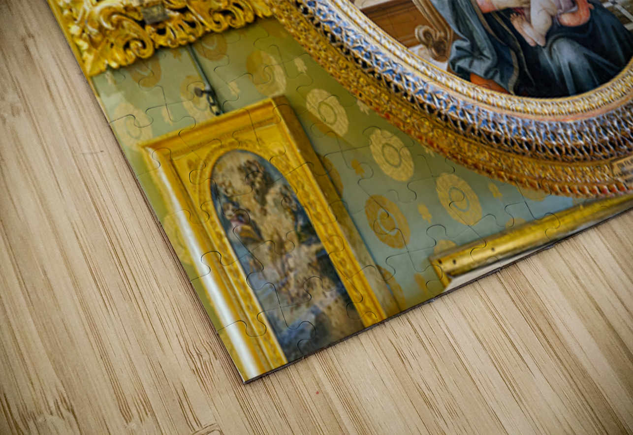 Madonna with child by fra filippo lippi in palazzo pitti in flor Marco Brivio Puzzle