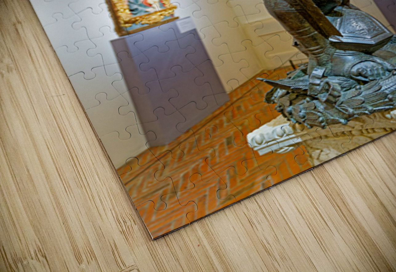 Bronze David stands in Museo Nazionale del Bargello in Florence Marco Brivio Puzzle