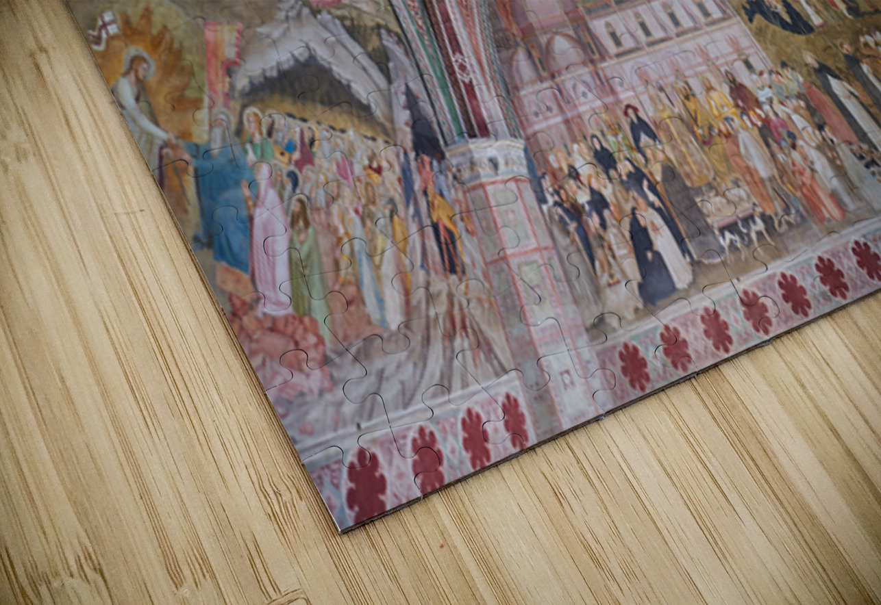Painting on walls of Santa Maria Novella church in Florence Tusc Marco Brivio Puzzle