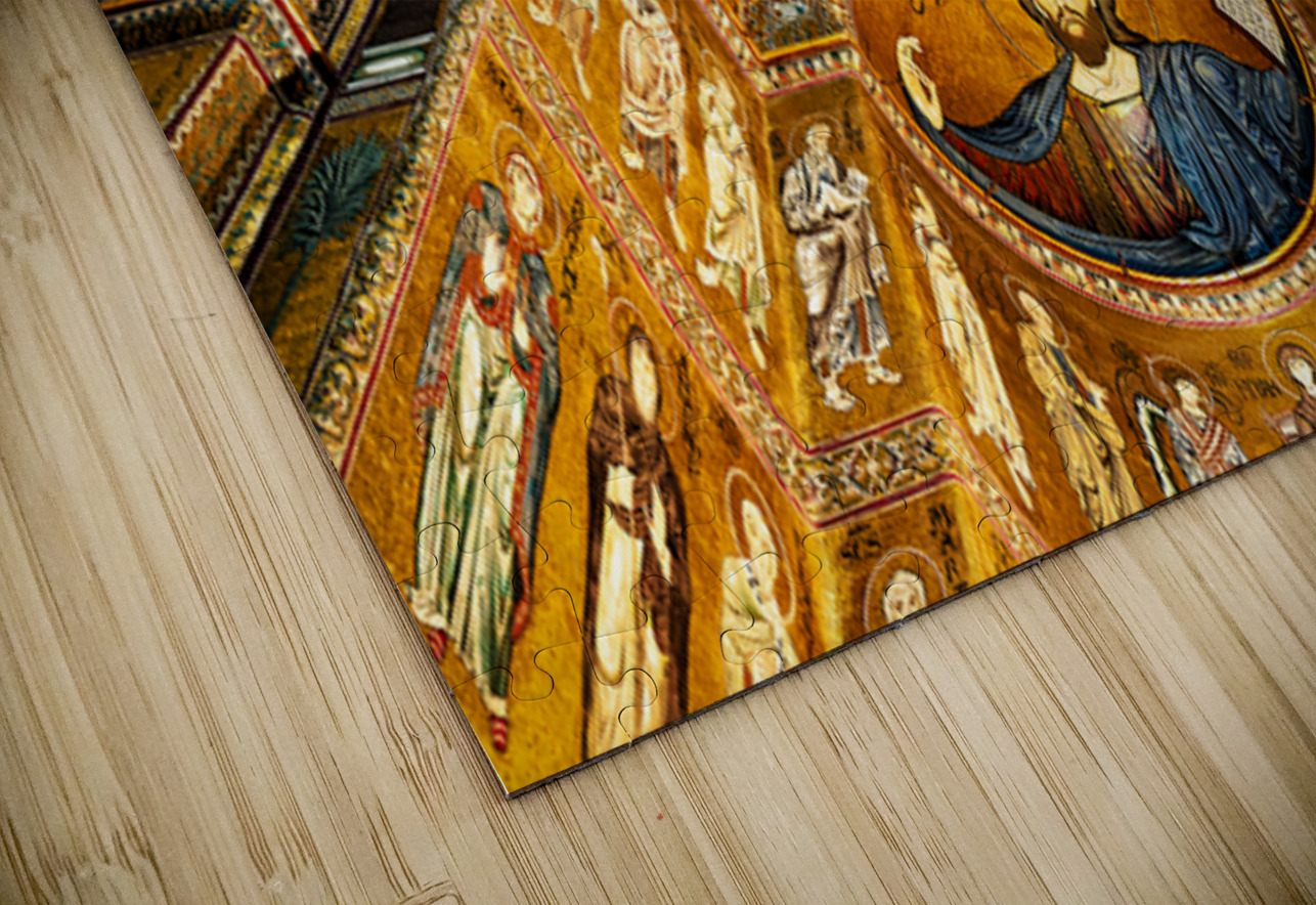 Mosaic details of Duomo di Monreale in Palermo Sicily Italy Marco Brivio Puzzle