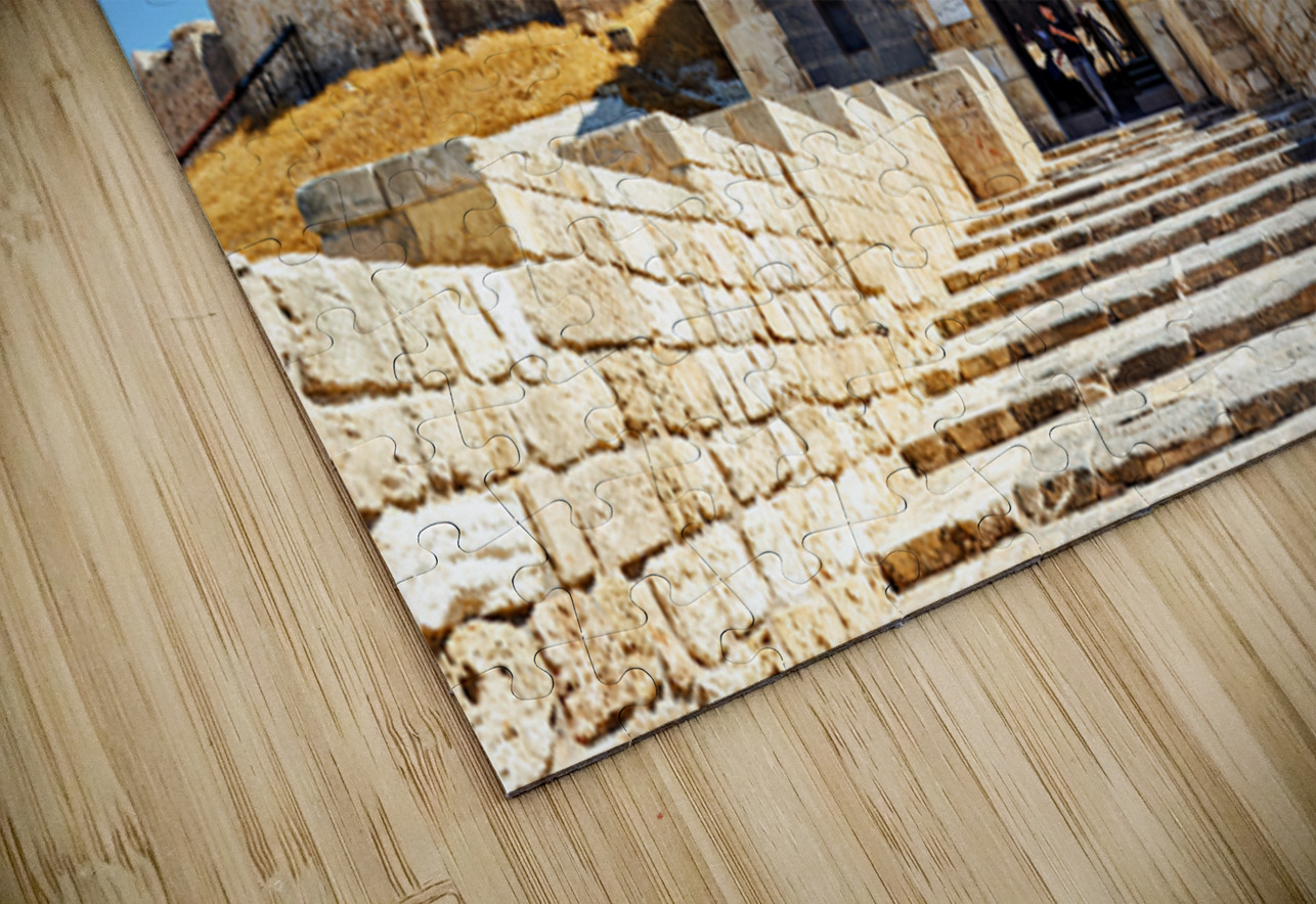 Visiting the citadel in Aleppo Syria on a clear day Marco Brivio Puzzle