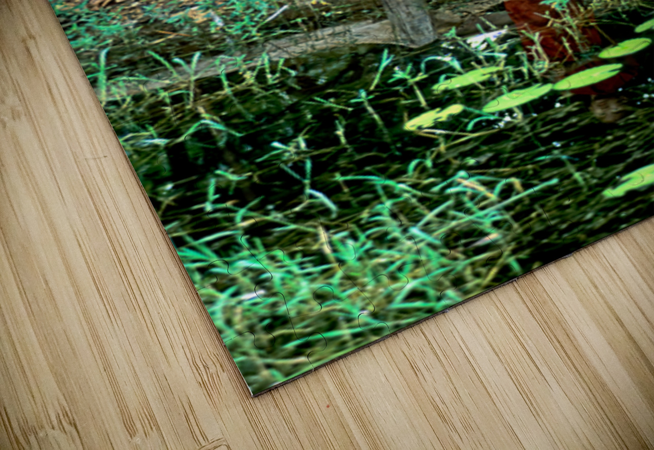 Young monk stands by water in Myanmar during daytime Marco Brivio Puzzle