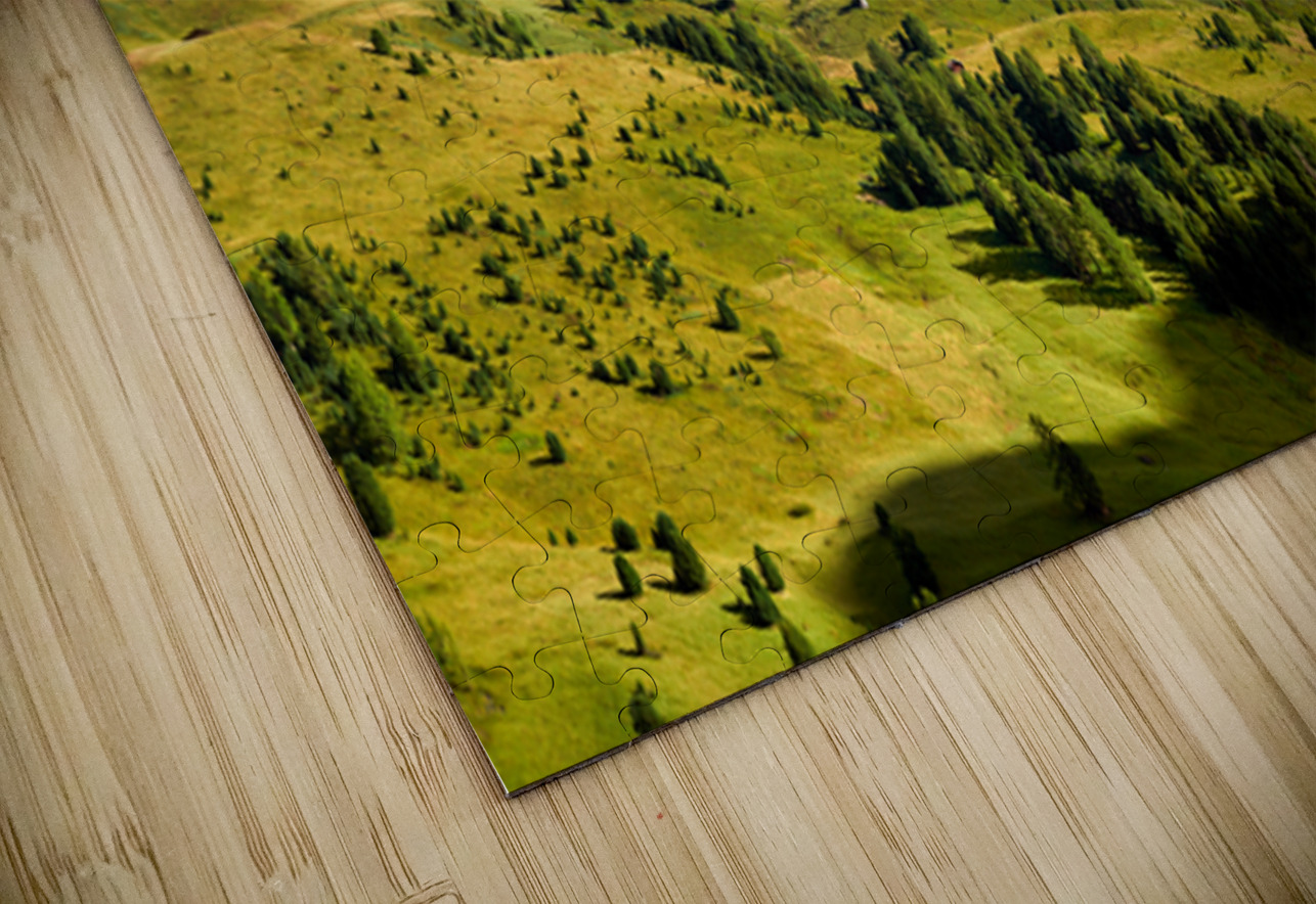 Hiking in puez odle natural park in val gardena italy Marco Brivio Puzzle