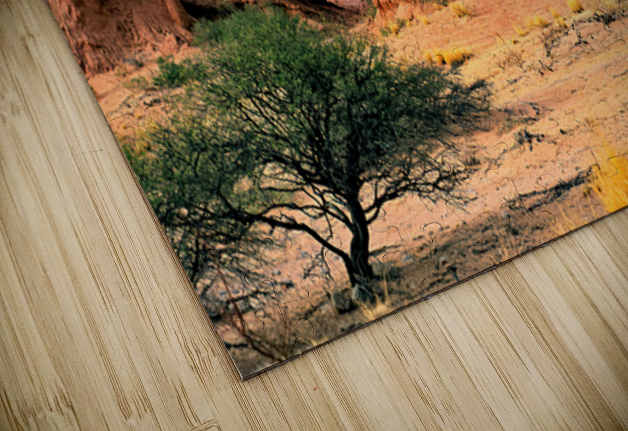 Eroded red rock formations in Quebrada de las Conchas near Cafay Marco Brivio Puzzle