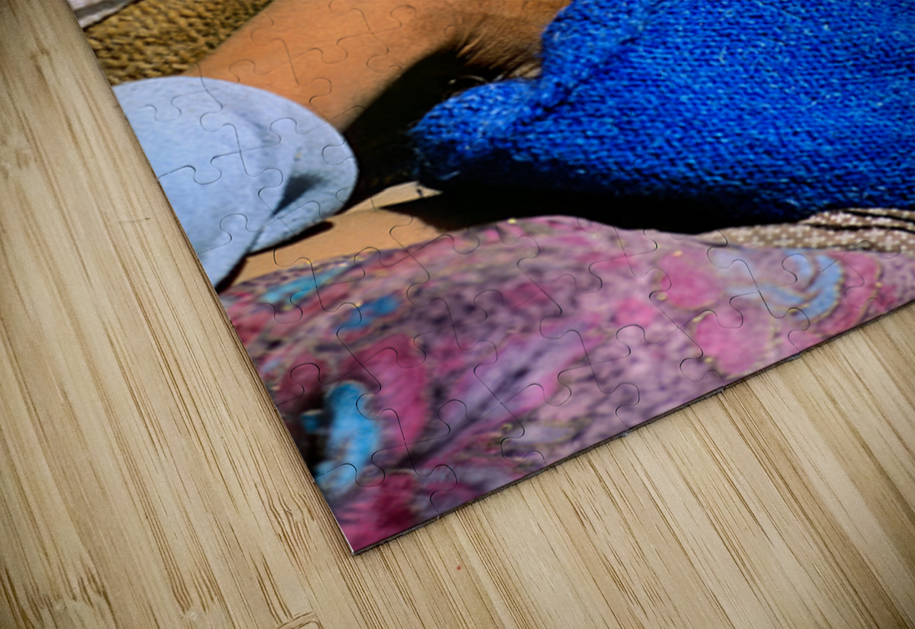 Indigenous mother nourishes child in the Andes of Argentina Marco Brivio Puzzle