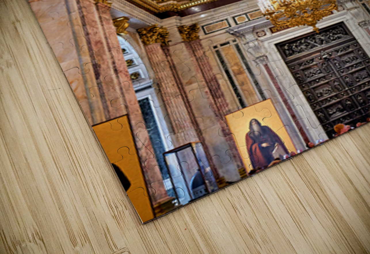 Inside saint isaacs cathedral in saint petersburg russia Marco Brivio Puzzle