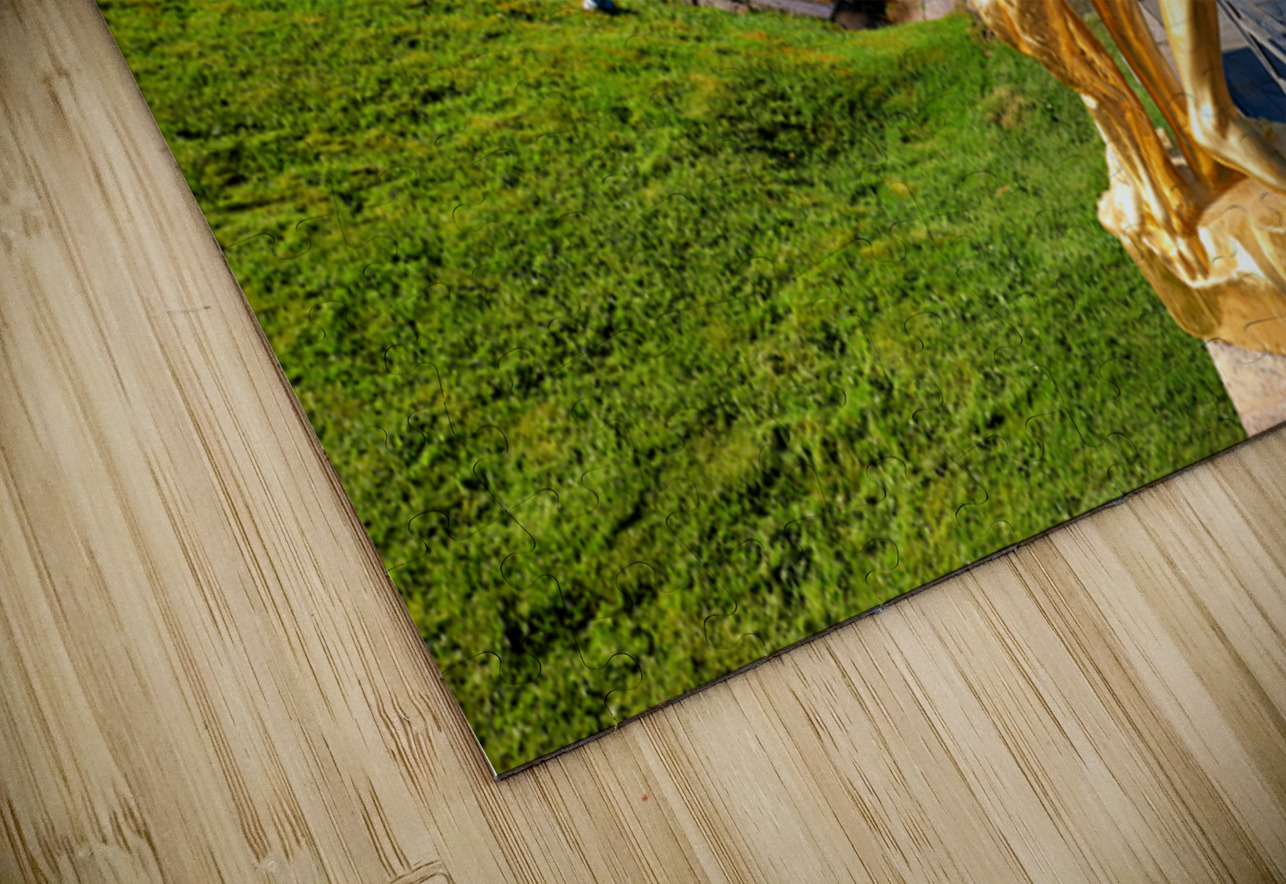 Golden statues at Peterhof Palace in St. Petersburg Russia Marco Brivio Puzzle