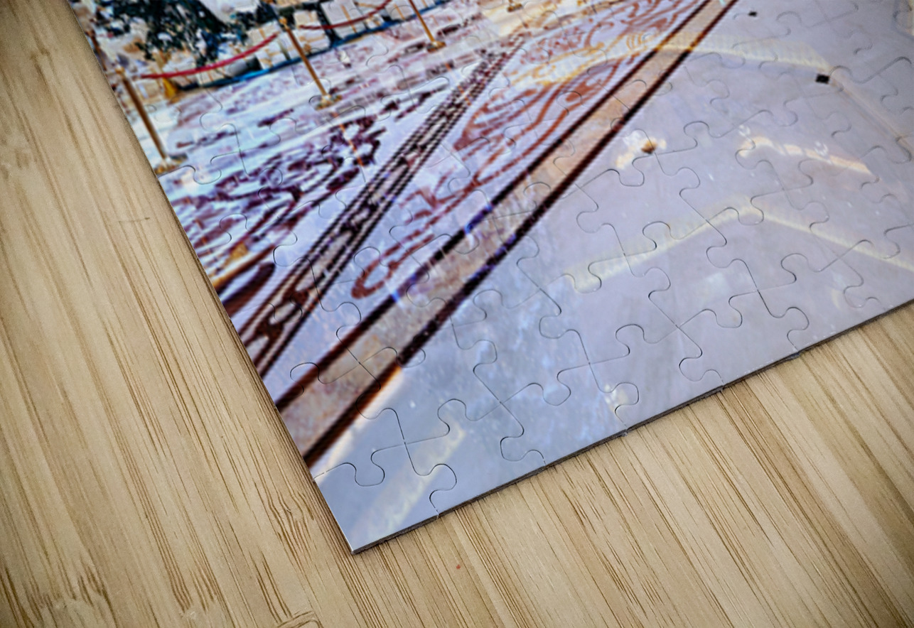 Christmas tree in Abu Dhabi Emirates Palace Hotel lobby Marco Brivio Puzzle