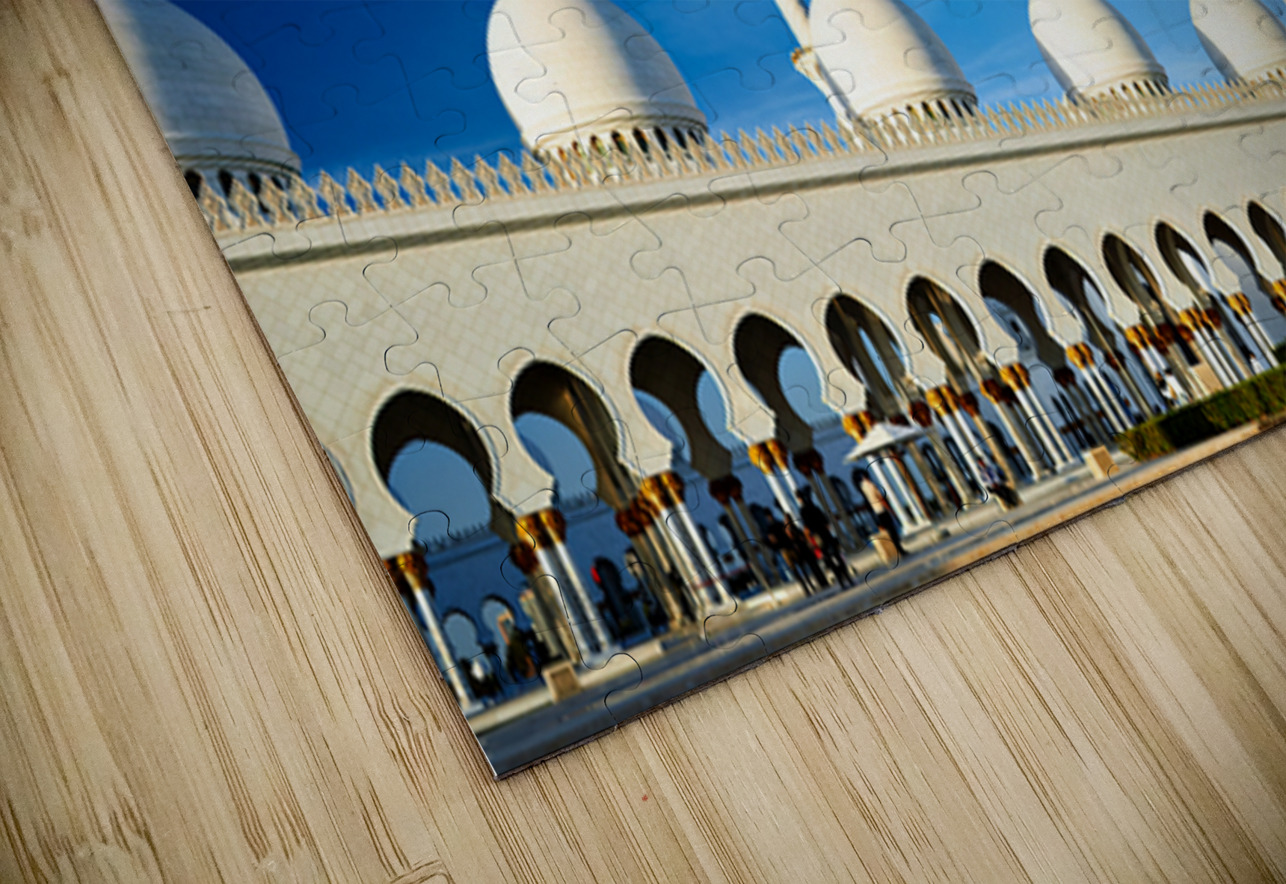 Visiting the sheikh zayed grand mosque in abu dhabi Marco Brivio Puzzle
