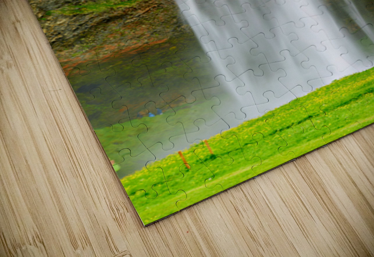 Seljalandsfoss waterfall in Iceland during summer Marco Brivio Puzzle