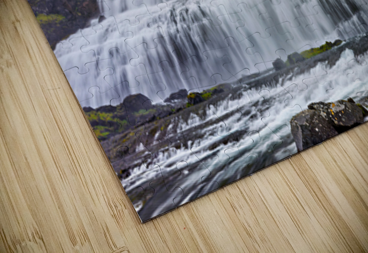 Visiting Dynjandi Waterfall in Iceland during daytime Marco Brivio Puzzle