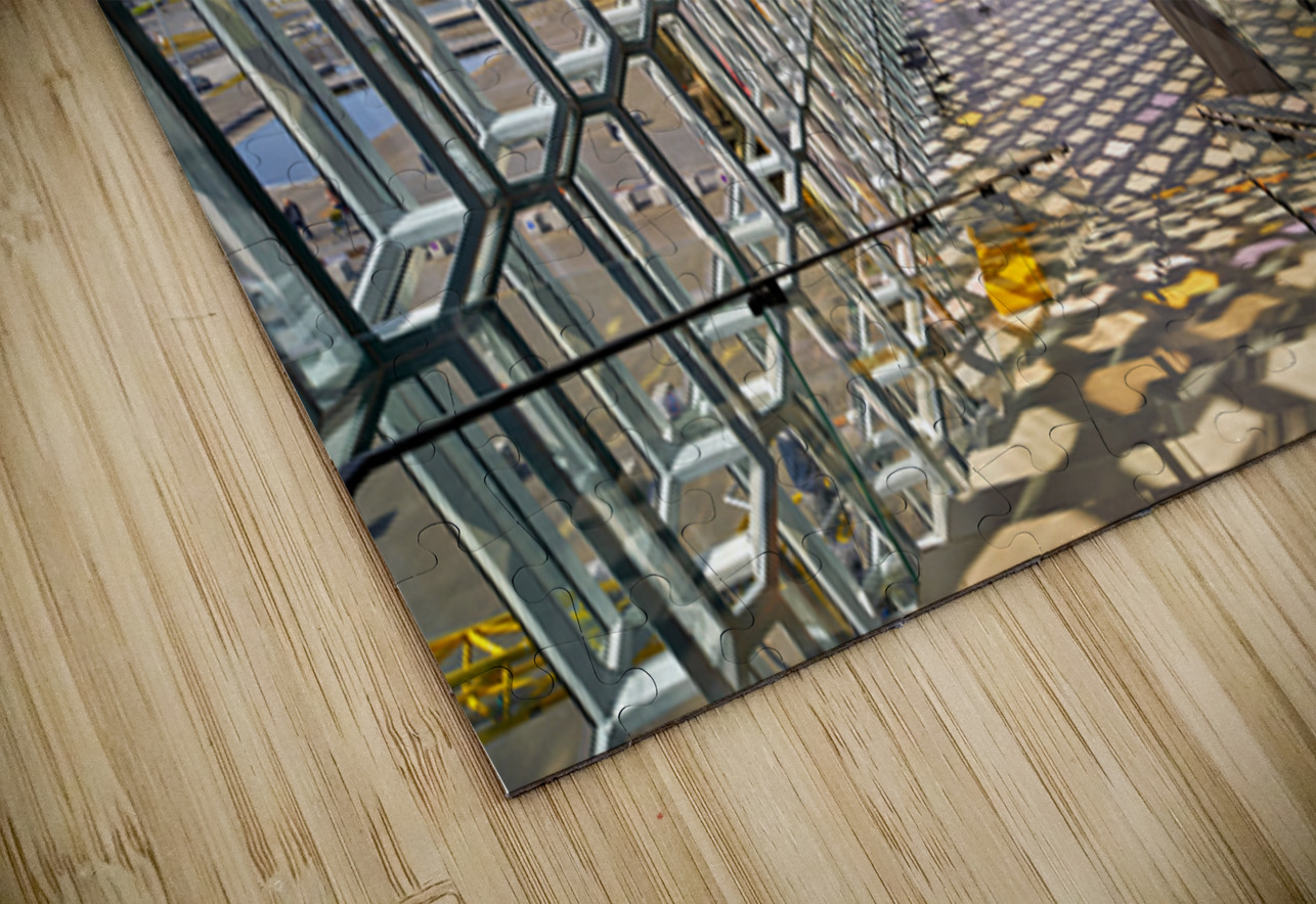 Exploring Harpa Opera House in Reykjavik Iceland on a sunny day Marco Brivio Puzzle