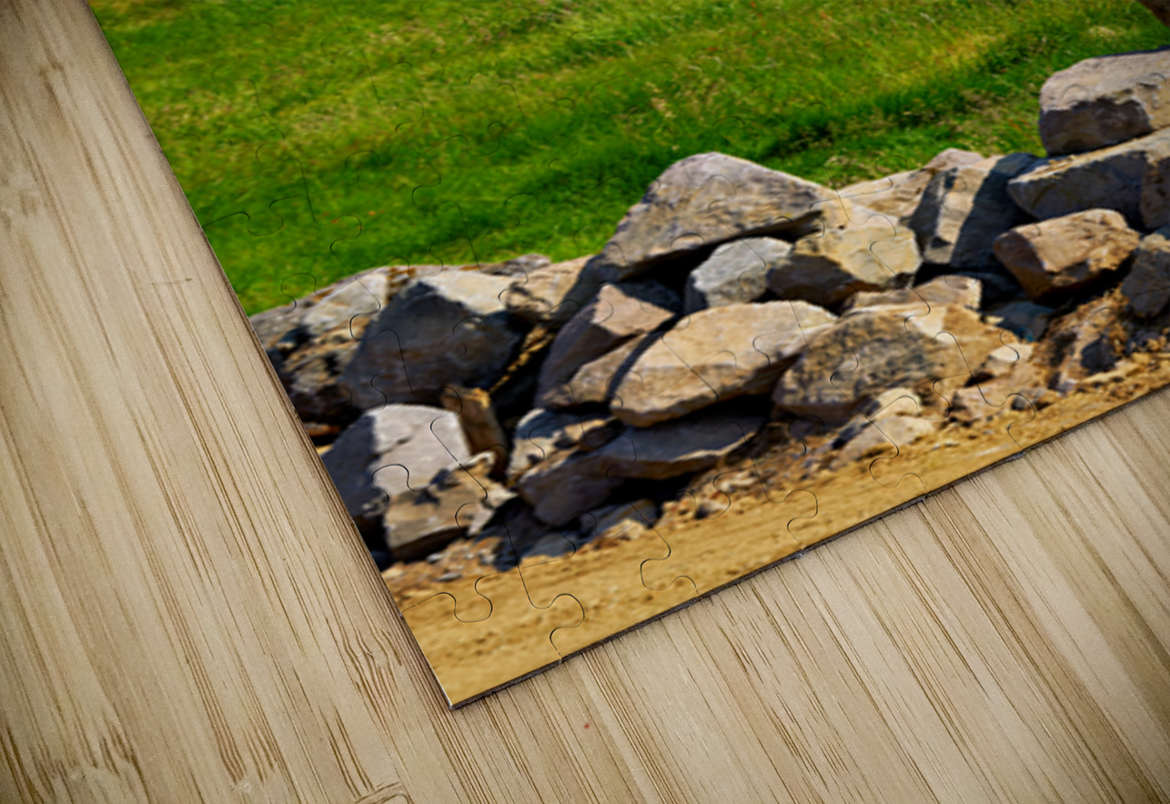 Visit to Hellnar Church in Iceland on a sunny day Marco Brivio Puzzle