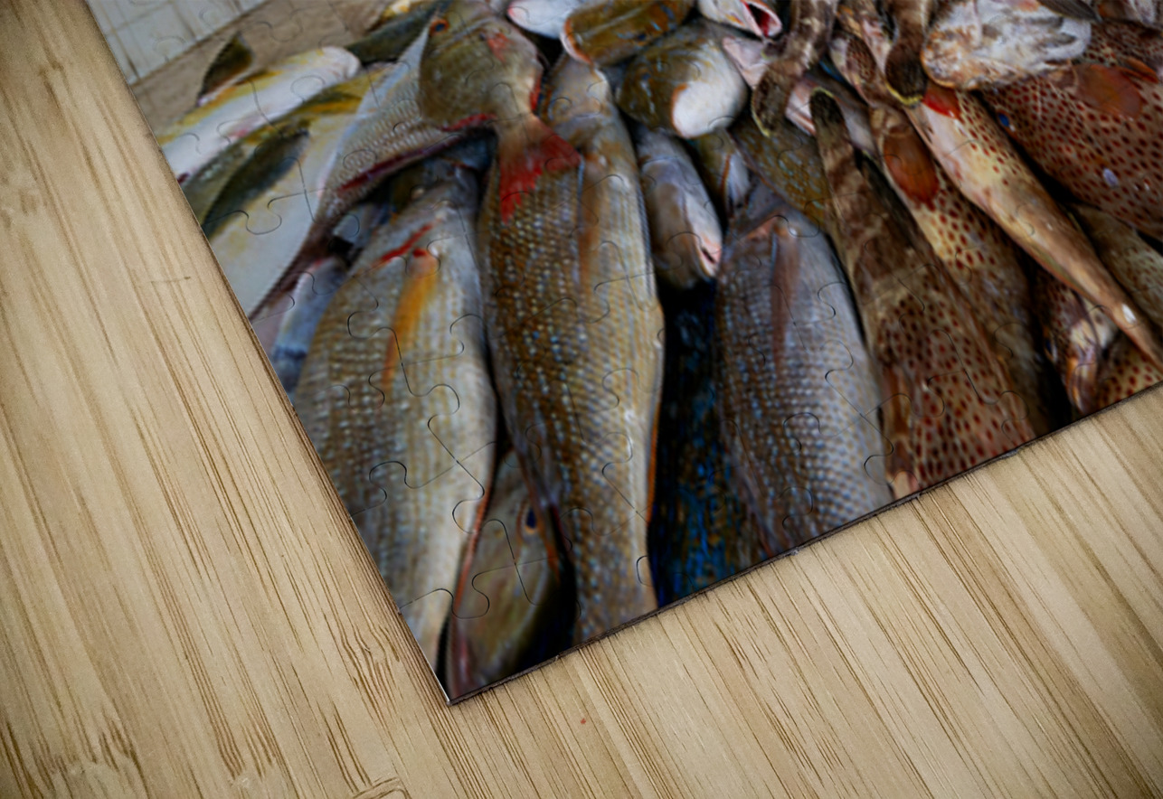 Visit to the muscat fish market in oman during the day Marco Brivio Puzzle