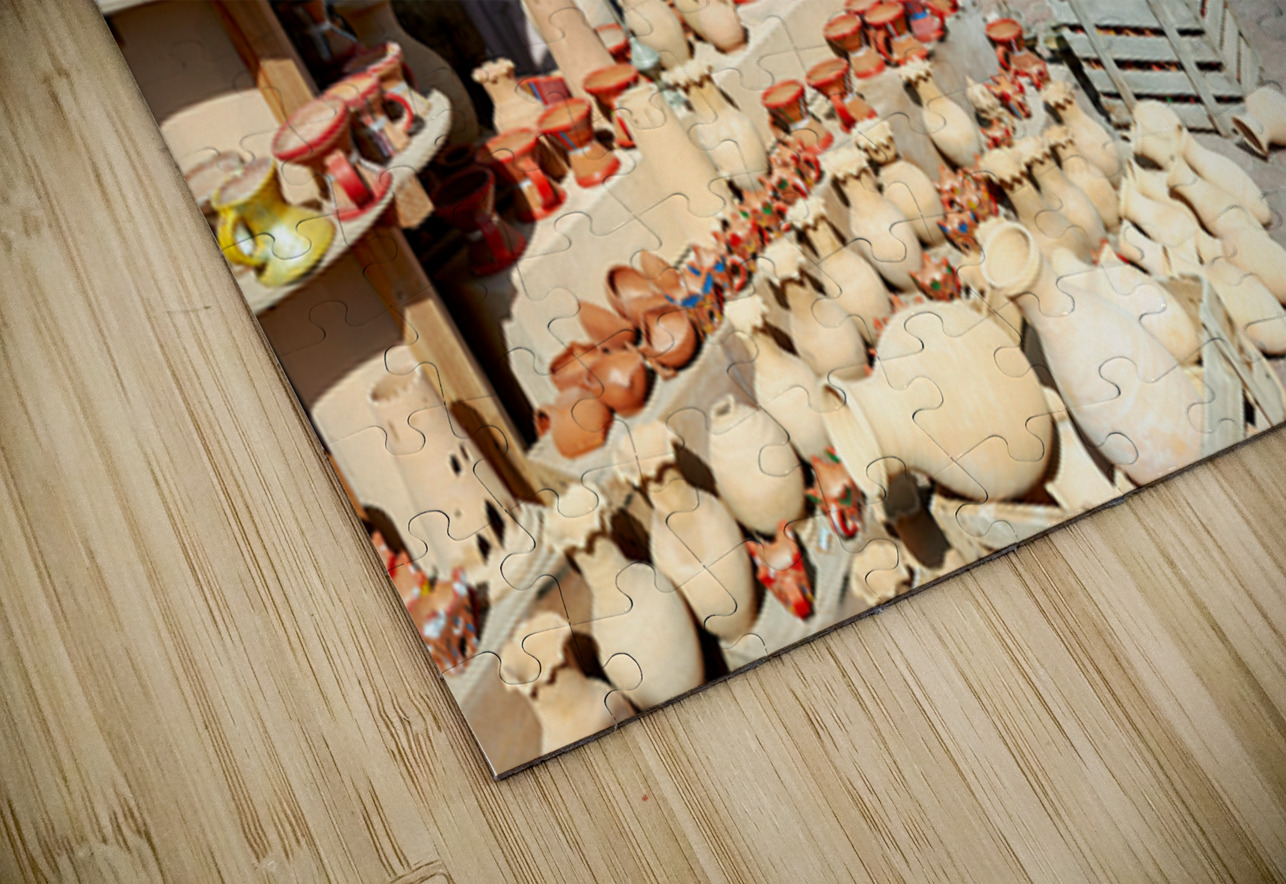 Visitors explore the market at Nizwa Oman during the day Marco Brivio Puzzle