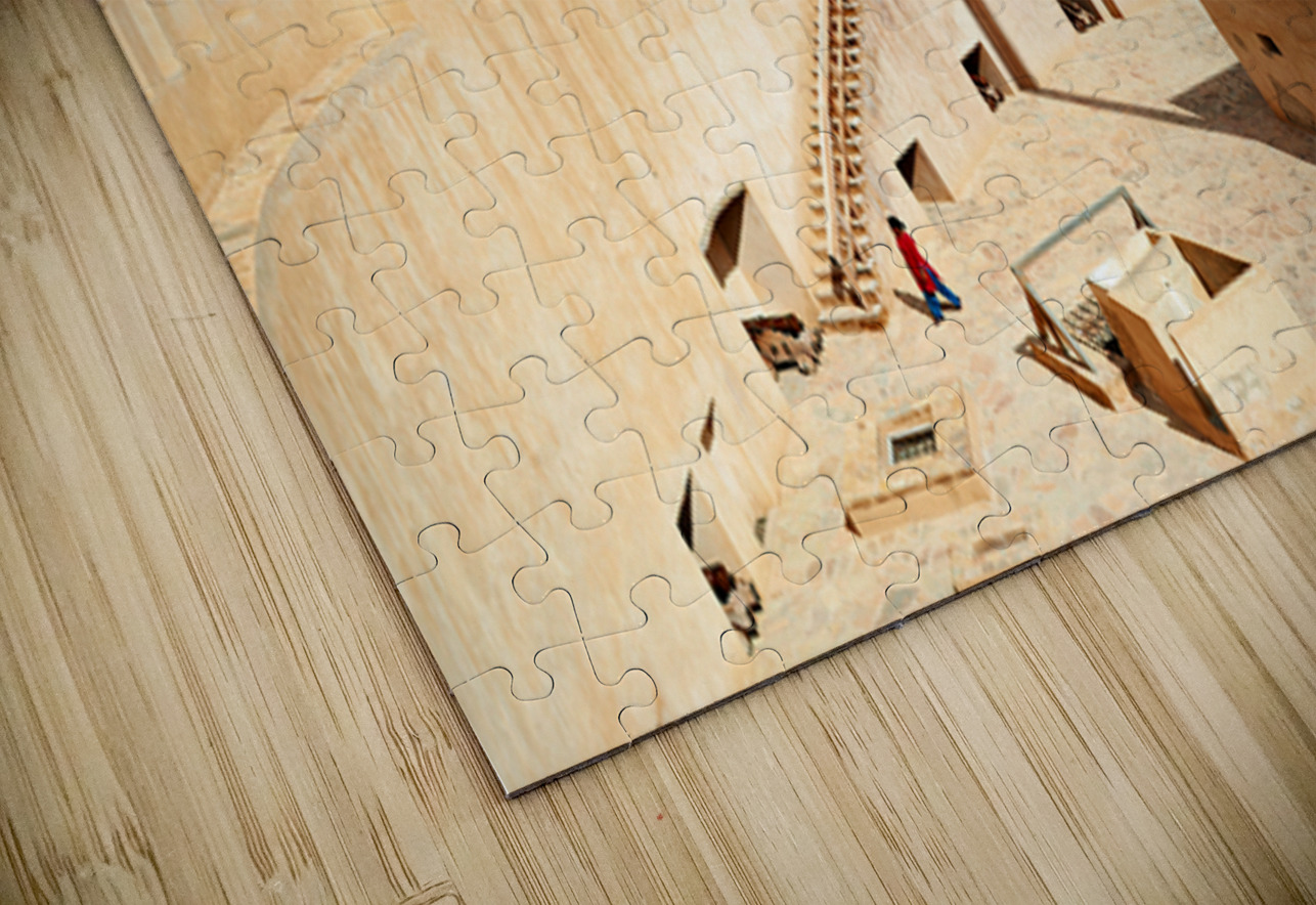 Visit to Nizwa Fort in Oman with visitors and open sky Marco Brivio Puzzle