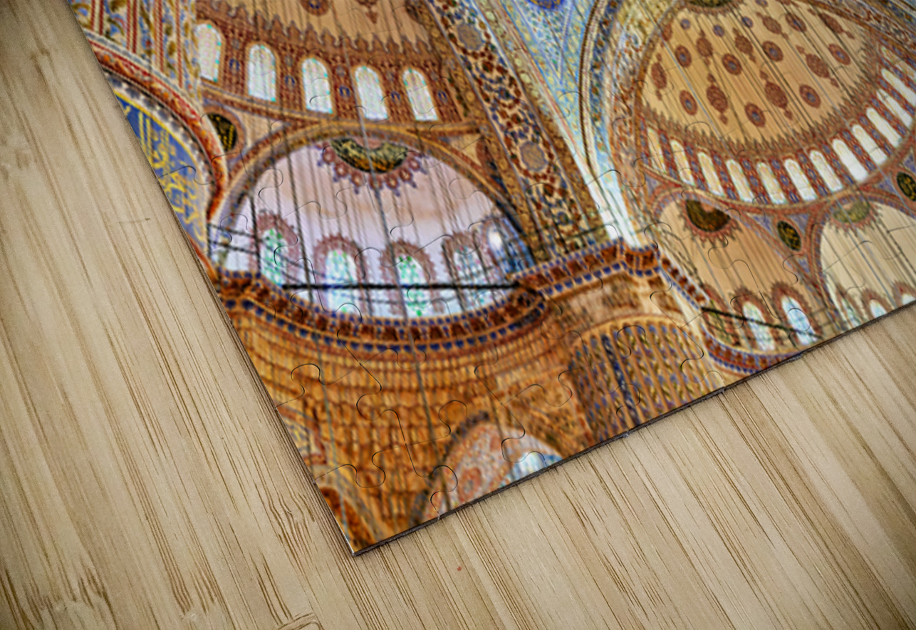 Exploring the interior of the Blue Mosque in Istanbul Turkey Marco Brivio Puzzle
