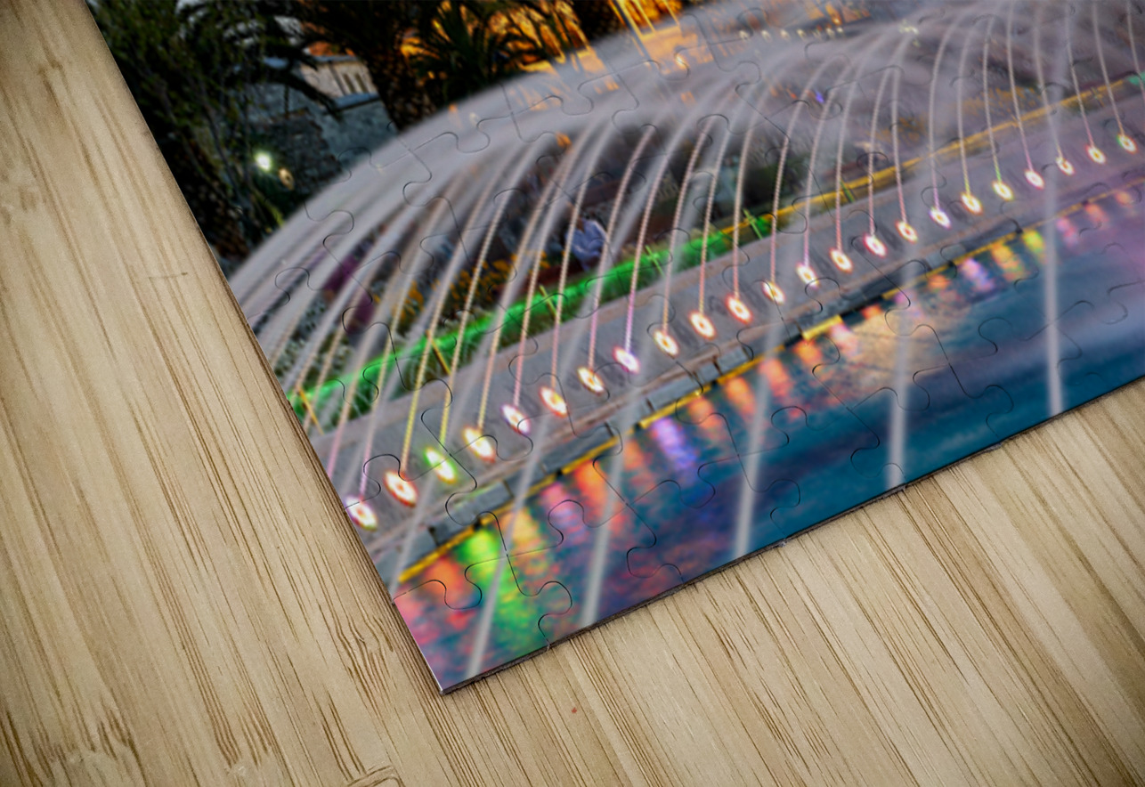 Visit to Blue Mosque and fountain at twilight in Istanbul Marco Brivio Puzzle