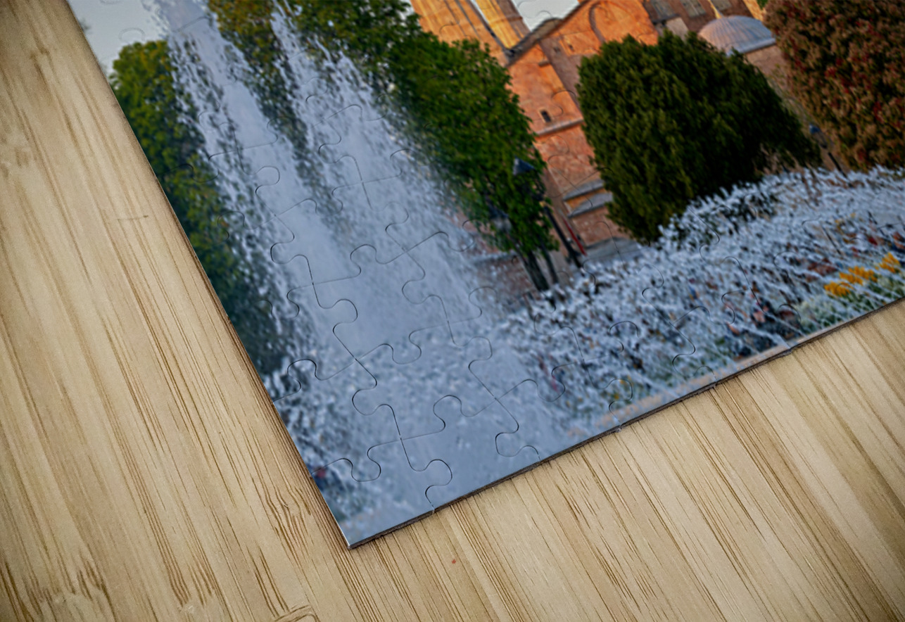 Exploring Hagia Sophia Grand Mosque in Istanbul during sunset Marco Brivio Puzzle