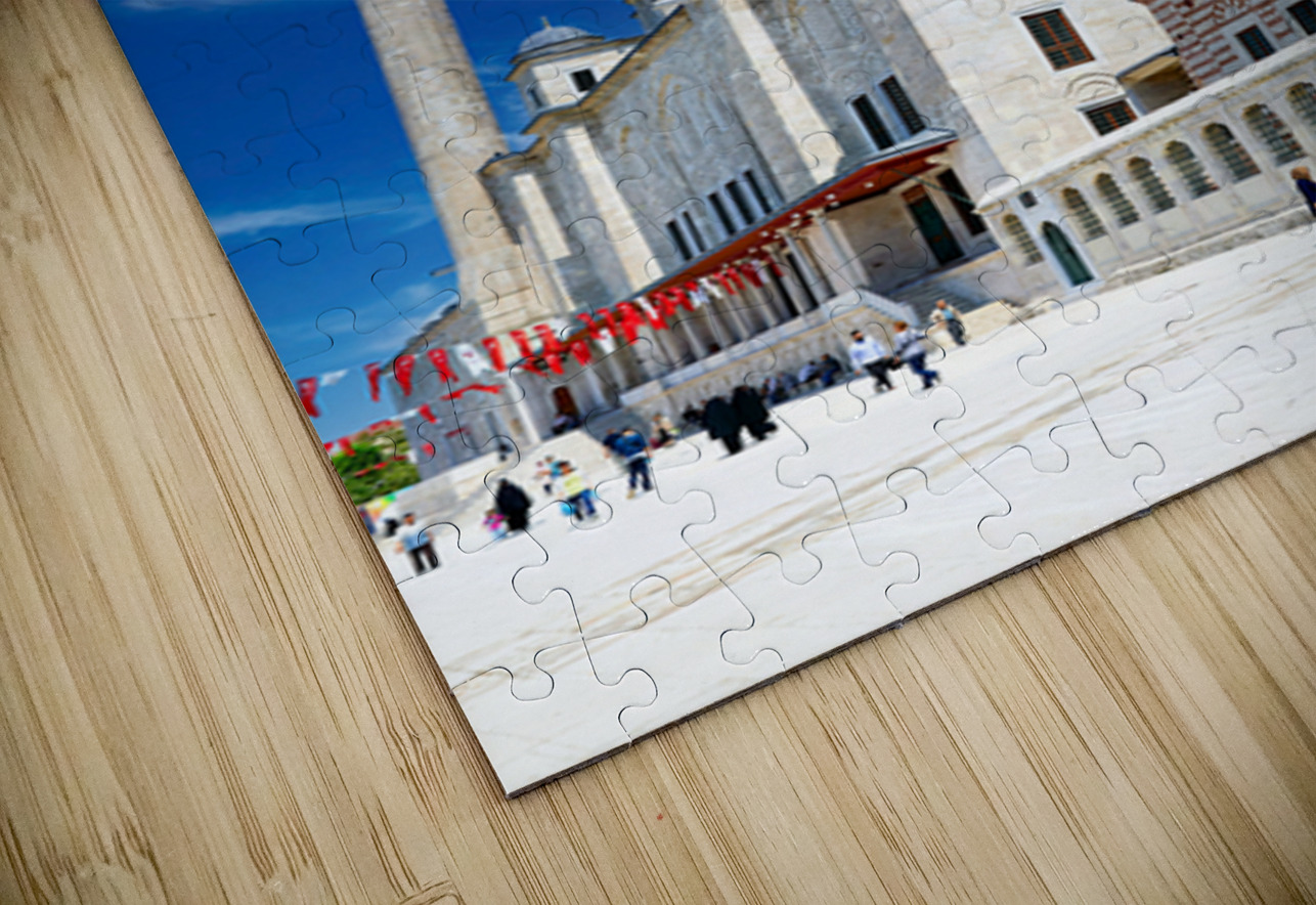 Visit to Fatih Mosque in Istanbul Turkey during sunny day Marco Brivio Puzzle