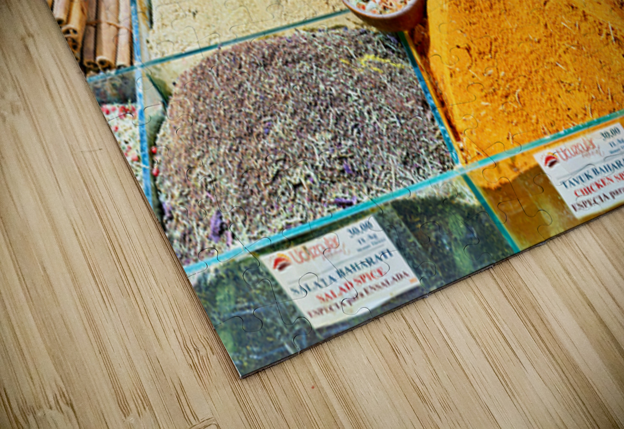 Exploring the Grand Bazaar with colorful spices in Istanbul Marco Brivio Puzzle