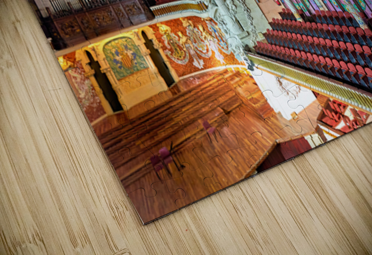 Concert hall view of Palau de la Musica Catalana in Barcelona Marco Brivio Puzzle