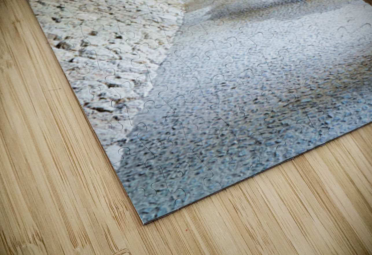 Walking through the colonnaded pathway in Park Guell Barcelona Marco Brivio Puzzle