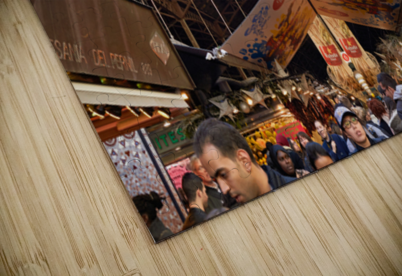 Entrance to Mercat de Sant Josep de la Boqueria in Barcelona Marco Brivio Puzzle