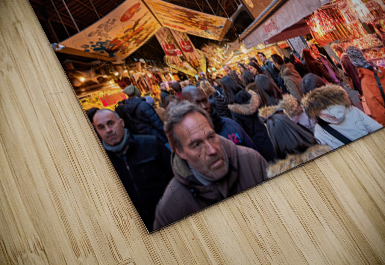Crowds gather at Barcelonas La Boqueria market Marco Brivio Puzzle