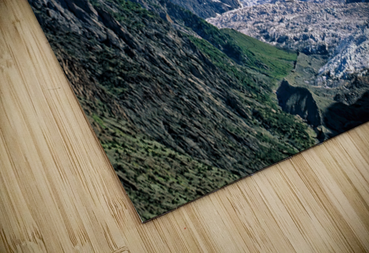 Karakoram range shows snow capped peaks and rocky terrain Marco Brivio Puzzle