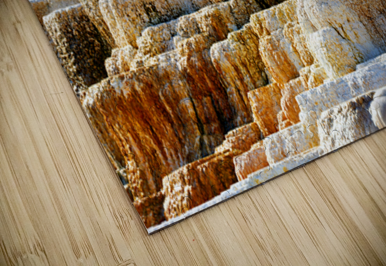 Mound Spring and Jupiter Terrace show unique geothermal features Marco Brivio Puzzle