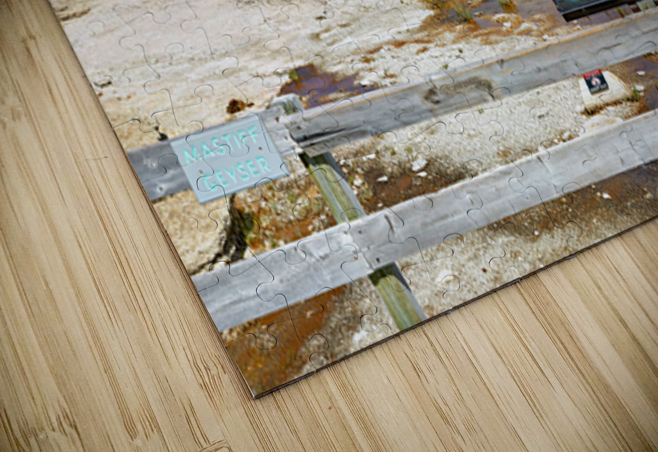 Giant Geyser erupts in Yellowstone National Park during daytime Marco Brivio Puzzle