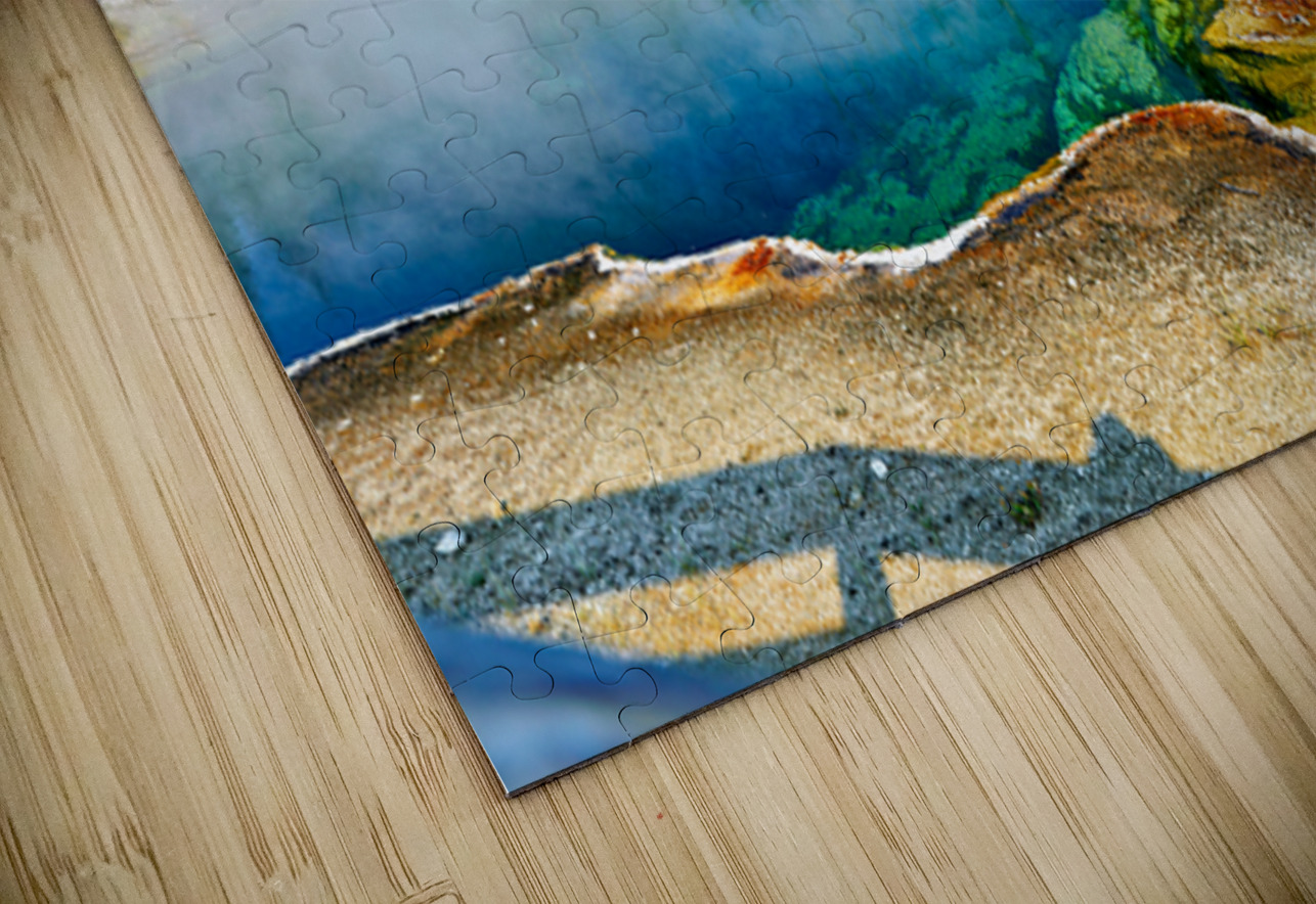 Visit abyss pool at yellowstone national park in usa Marco Brivio Puzzle