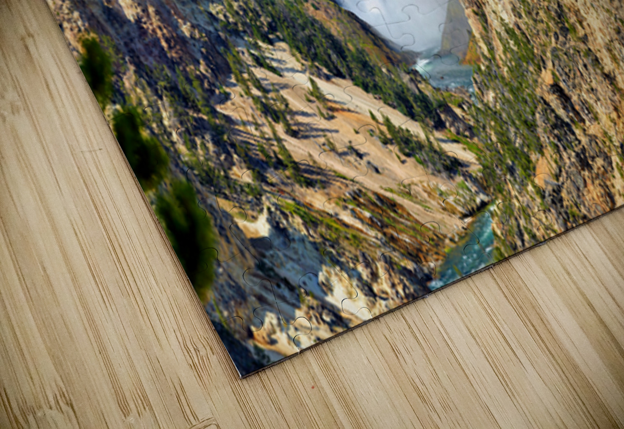 Grand Canyon of Yellowstone: waterfall and cliffs Marco Brivio Puzzle