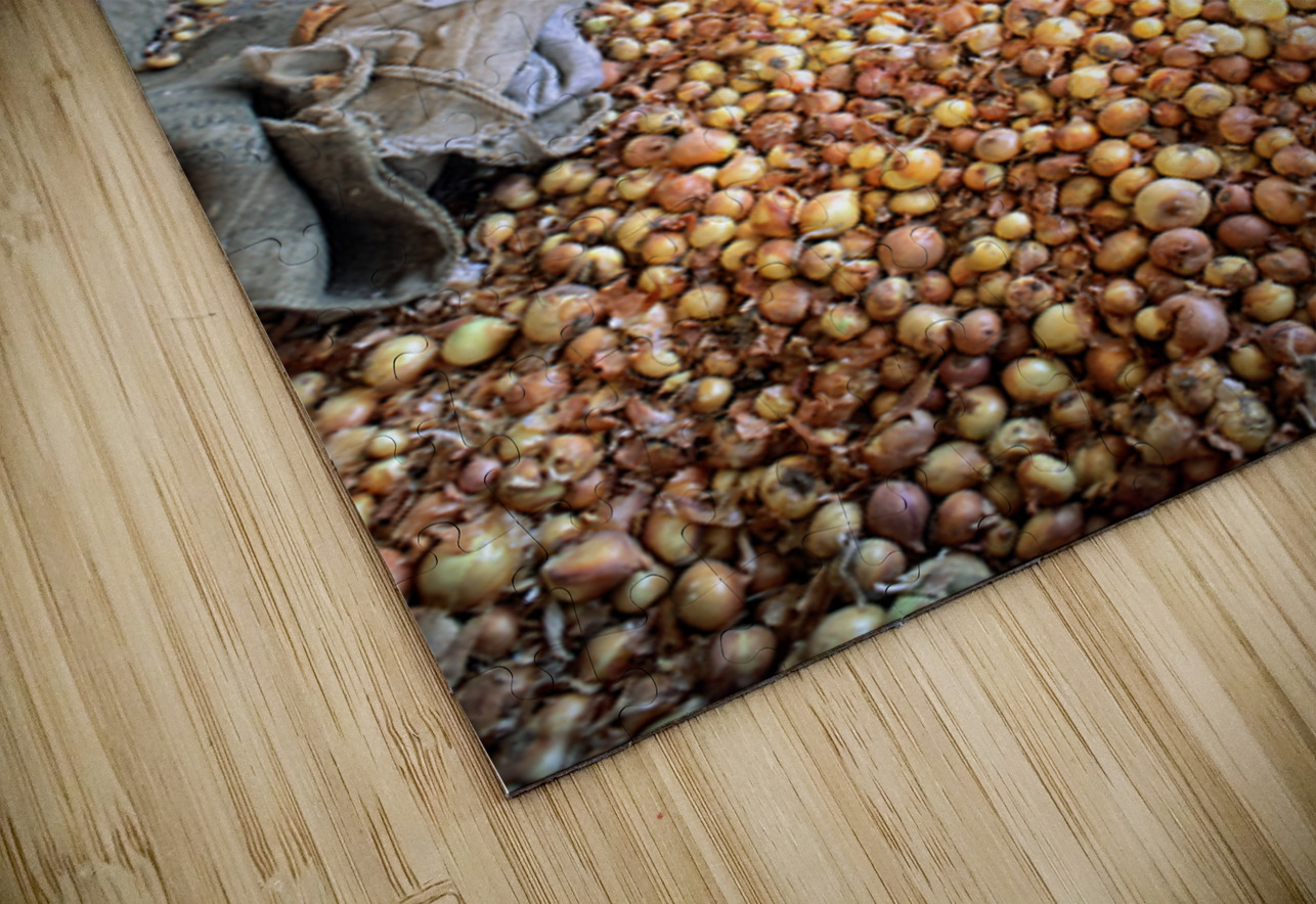 Young vendors sell onions in a market in Khiva Uzbekistan Marco Brivio Puzzle