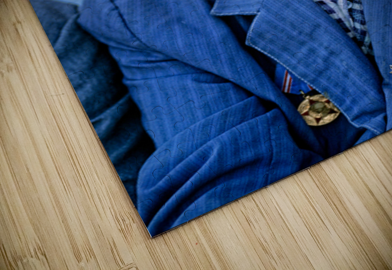 Elderly man in Bukhara Uzbekistan engages in local culture Marco Brivio Puzzle