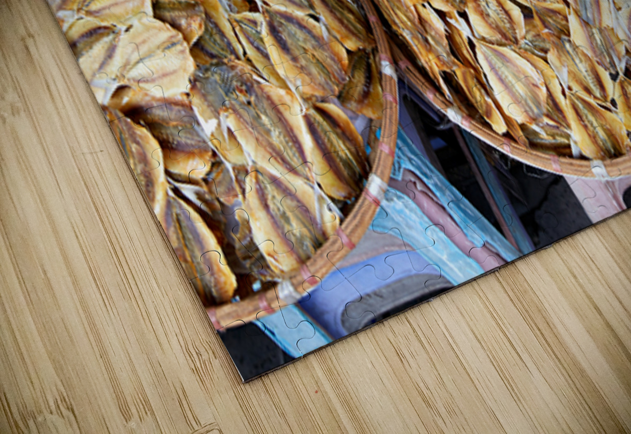 Dried seafood for sale in Hanoi street market Marco Brivio Puzzle